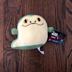 NWT - Star Wars x Cuutopia Mattel 5” Jabba the Hutt Green/Yellow Soft Plush Toy